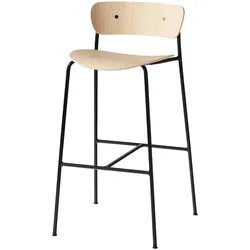 &Tradition Pavilion AV9 Barhocker, höhe 75 cm, eiche lackiert