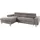 Cotta Ecksofa "Komaris L-Form, B: 244 cm", grau, B:244cm H:72cm T:166cm, Microfaser PRIMABELLE (100% Polyester);Kunstleder SOFTLUX(100%Polyurethan);Feinstruktur (100% Polyester);Kunstleder SOFTLUX/Struktur (100%Polyurethan, 90%Polyester, 10% Polyacryl), Sofas,