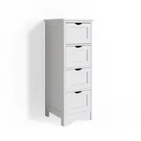 Vicco Badschrank Bianco Weiß, 30 x 81 cm,
