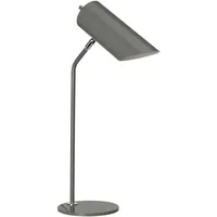 Elstead Lighting Tischlampe, Quinto Tischleuchte dunkelgrau poliert (E27)