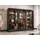 Mirjan24 Kleiderschrank Schwarz, Kunststoff, 4 Schubladen, Rechteckig, 250x203x65 cm, Schlafzimmer, Kleiderschränke
