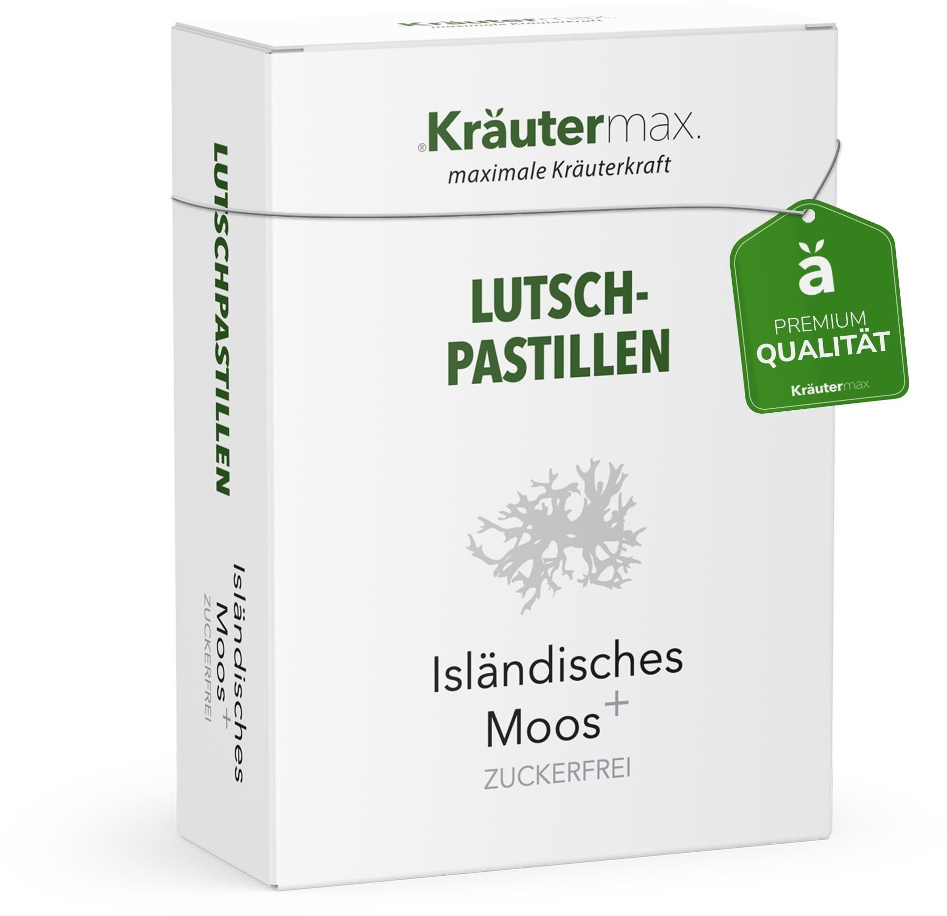 Kräutermax Lutschpastillen Isländisches Moos plus - zuckerfrei 36 St