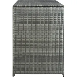 vidaXL Mülltonnenbox 148 x 77 x 111 cm anthrazit