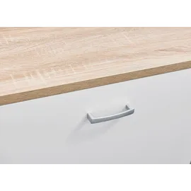 BASIC by Balculina Kücheninsel Andy 138 cm weiß