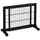 Relaxdays Treppenschutzgitter Ausziehbares Absperrgitter 56x70-108 cm Schwarz