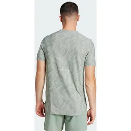 adidas Herren Ultimate Running Engineered Climacool+ T-Shirt - Silver Green - S