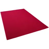 Snapstyle Feinschlingen Velour Teppich Strong Rot 200x300cm