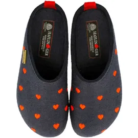 HAFLINGER Grizzly Cuoricini blau, 39 EU