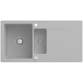 Villeroy & Boch Siluet 60 R rechts Einbauspüle keramik steam Excenterbetätigung 1000 x 510 mm