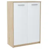 matkam Büroschrank 108 x 77 x 35 cm weiß