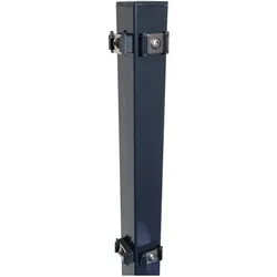 Fa-Bausysteme Eckzaunpfosten Anthrazit Klemmplättchen Höhe: 1030 mm