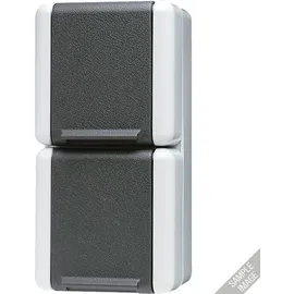 Jung Schuko-Steckdose 2-fach Grau