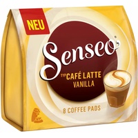 SENSEO KAFFEEPADS Café Latte Vanilla Vanille Milchkaffee Milch Kaffee 8 PADS