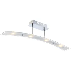 20 Watt LED Deckenlampe Beleuchtung Lampe Chrom Leuchte Büro Wohnzimmer