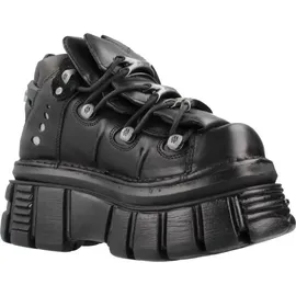 New Rock M.106-s29, Unisex-Erwachsene Brogues, Schwarz - Schwarz - 38