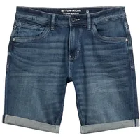 Tom Tailor Herren TTJOSH Regular Slim Jeans Shorts, blau,
