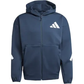 adidas Z.N.E. Kapuzen-Sweatjacke Herren Blau XXL