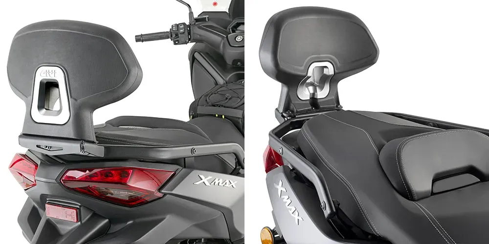 Givi TB, Beifahrer-Rückenlehne - Schwarz/Silber