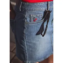 street one studio Jeansrock Damen Blau 36