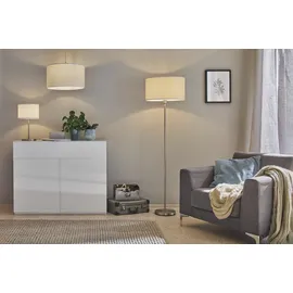 Paulmann Tessa 1-flg. 45 cm rund Creme Metall/Textil