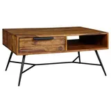 Wohnling Couchtisch WL5.583 Holz Sheesham 87 x 55 x 41 cm