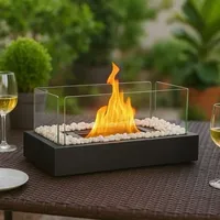 GBLY Tischfeuer Ethanol Tischfeuerstelle Tischkamin Für Balkon Schlafzimmer Zuhause Party Geschenkideen