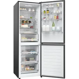 Haier 2D 60 Serie 3 HDW3618DNPD Kühl-Gefrierkombination (341 l, 1850 mm hoch, Dark Inox)