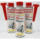 Motul 3 Dosen x Zusatzstoff Kraftstoff Professional Diesel System Clean 300 ml