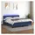 vidaXL Boxspringbett 160 x 200 cm Blau