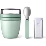 Mepal Lunchpot + Faltbarer Löffel - Nordic sage
