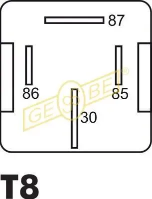 GEBE Relais, Arbeitsstrom 990801 für Opel GM
