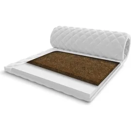 Fdm Topper KOKOS-KALTSCHAUM 200 x 200 cm Weiß