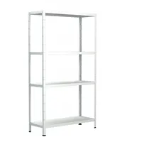 SCHULTE Regalwelt Steckregal Stahl 180x60x40 cm weiß