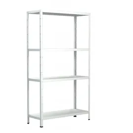 SCHULTE Regalwelt Steckregal Stahl 180x60x40 cm weiß