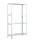 SCHULTE Regalwelt Steckregal Stahl 180x60x40 cm weiß