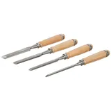 Brüder Mannesmann Werkzeuge Stechbeitel-Set 4-tlg. (M 609)