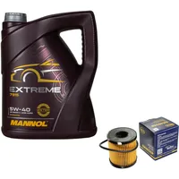 Ölwechsel Set 5L MANNOL Extreme 5W-40 + SCT Ölfilter Service KIT 10164199