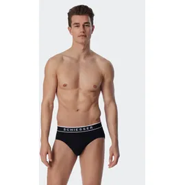SCHIESSER Slip schwarz/weiß L 5er Pack