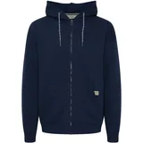11 Project "Kapuzensweatjacke PRRob", Herren, Gr. S, blau (marineblaus), Obermaterial: 50% Baumwolle CO. 50% Polyester PES., Sweatjacken