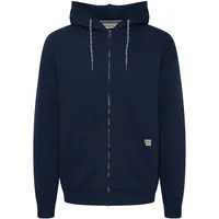 11 Project "Kapuzensweatjacke PRRob", Herren, Gr. S, blau (marineblaus), Obermaterial: 50% Baumwolle CO. 50% Polyester PES., Sweatjacken