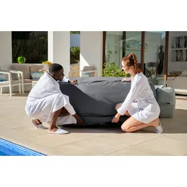 BESTWAY LAY-Z-SPA Xtras EnergySense Thermo-Komplettabdeckung grau 180 x 180 x 71 cm