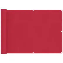 vidaXL Balkon-Sichtschutz 75 x 500 cm Bordeauxrot Polyester