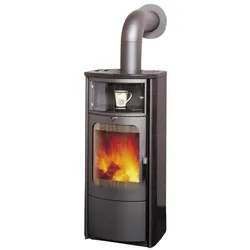 HARK Kachelofen »Opera B«, schwarz, Kacheln, 5 kW, Dauerbrand geeignet