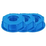 Bradas IBC Container Tank Verbinder Set 3x IG S60x6 3er