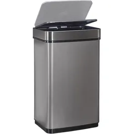 Relaxdays Sensor Mülleimer 60 l Grau
