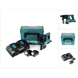 Makita DHR 280 PGJ inkl. 2 x 6,0 Ah Akku + Doppelladegerät