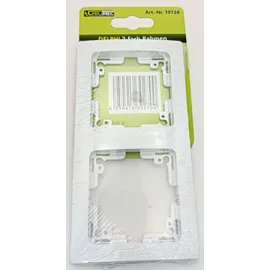 ChiliTec Abdeckrahmen Delphi 2-fach Weiß