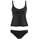 LASCANA Bügel-Tankini Damen schwarz-weiß Gr.36 Cup C,