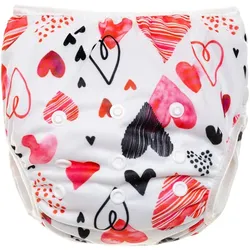 T-TOMI Diaper Swimwear Hearts waschbare Schwimmwindel 5-12 kg 1 St.