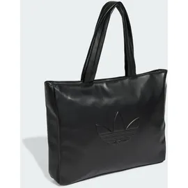 adidas Polyurethan Outline Trefoil Shopper Tasche - Black - 1 Größe